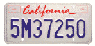 Plain License Plate